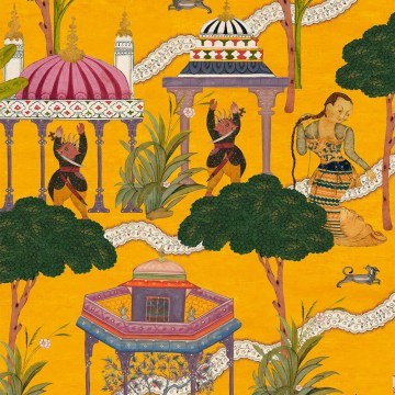 Wallpaper Maghreb WP20760 Multi-Yellow MindTheGap