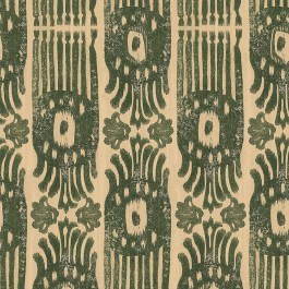 Wallpaper Tribal Ikat WP30112 Green-Taupe MindTheGap GREEN-TAUPE