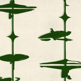 Wallpaper Hi Hats WP30248 Beige-Green MindTheGap BEIGE-GREEN