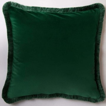 Decorative Pillow (With Filling) Britich Racing Velvet LC40239 Green MindTheGap