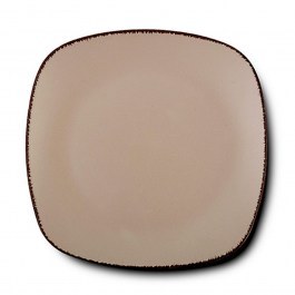 Square Plate Shallow Sugar 10-099-241 26Χ26cm Beige Nava BEIGE