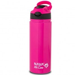 Μπουκάλι Θερμός We Care 10-016-050 10x7x24cm 500ml Magenta Nava MAGENTA