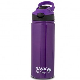 Μπουκάλι Θερμός We Care 10-016-052 10x7x24cm 500ml Purple Nava PURPLE