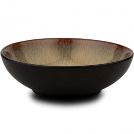 Πιάτο Βαθύ Skylar 10-017-033 Φ20x6cm Black-Brown Nava BLACK-BROWN