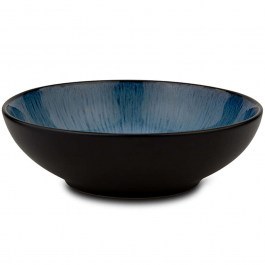 Πιάτο Βαθύ Skylar 10-017-023 Φ20x6cm Black-Blue Nava BLACK-BLUE