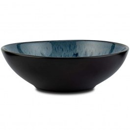 Μπωλ Δημητριακών Skylar 10-017-026 Φ18x5,6cm Black-Blue Nava BLACK-BLUE