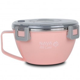 Isothermal Food Container We Care 10-262-011 18x15,5x9cm 850ml Pink Nava PINK