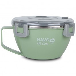 Isothermal Food Container We Care 10-262-013 18x15,5x9cm 850ml Green Nava GREEN