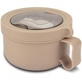 Food Container With Spoon-Fork We Care 17,5x14,5x9,5cm 850ml Grey Nava GREY