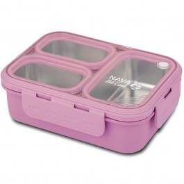 Food Container Bento We Care 10-262-003 22,2x16,2x6,5cm 800ml Lilac Nava LILAC