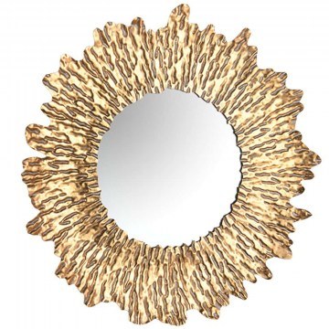 Καθρέπτης Τοίχου Runa 2490279 Φ80cm Gold Mirrors & More