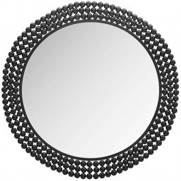 Wall Mirror Amila 2700202 D76cm Black Mirrors & More BLACK