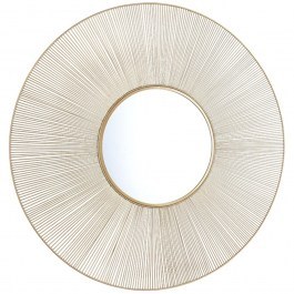 Wall Mirror Manika 2710179 D100cm Gold Mirrors & More GOLD