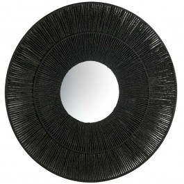 Καθρέπτης Τοίχου Marlene 2580102 Φ80cm Black Mirrors & More BLACK