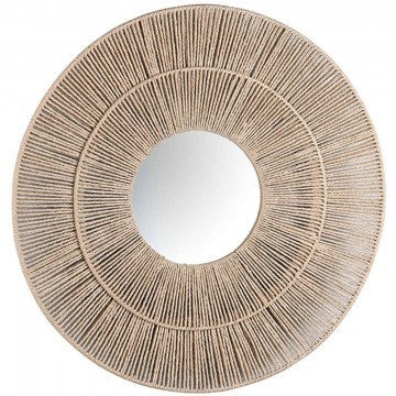 Καθρέπτης Τοίχου Marlene 2580130 Φ80cm Natural Mirrors & More