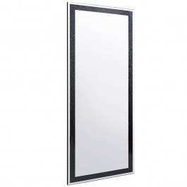 Wall Mirror Tessa 2690302 70x170cm Glitter Effect Black Mirrors & More BLACK
