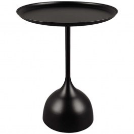 Τραπεζάκι Βοηθητικό Ramona 2340202 Φ48,5x59,5cm Black BLACK