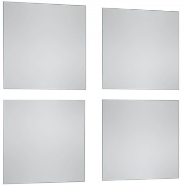 Wall Mirrors Larissa (Set 4Pcs) 2420200 30x0,3x30cm Clear Mirrors & More