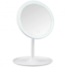 Table Mirror With Led Light Liara 2940101 D18x28,5cm White Mirrors & More WHITE