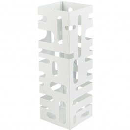 Umbrella Stand Doris 2900101 15,5x15,5x49cm White Mirrors & More WHITE