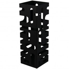 Umbrella Stand Doris 2900102 15,5x15,5x49cm Black Mirrors & More BLACK