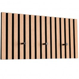 Wall Hanger Grace 2270298 60x7,5x30cm Natural-Black Mirrors & More NATURAL