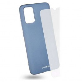 Θήκη & Γυαλί Προστασίας Για Galaxy A02s (Σετ 2Τμχ) SA02STPUGREYGL Light Grey Egoboo LIGHT GREY