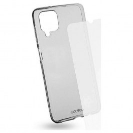 Θήκη & Γυαλί Προστασίας Για Galaxy A12 (Σετ 2Τμχ) SA12TPUTRANGL Clear Egoboo CLEAR