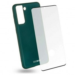 Θήκη & Γυαλί Προστασίας Για Galaxy S21 (Σετ 2Τμχ) SS21TPURUBYGL Green Egoboo GREEN