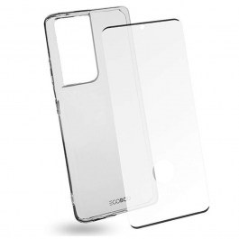 Θήκη & Γυαλί Προστασίας Για Galaxy S21 Ultra (Σετ 2Τμχ) SS21UTPUTRANGL Clear Egoboo CLEAR