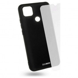 Θήκη & Γυαλί Προστασίας Για Xiaomi Redmi 9C (Σετ 2Τμχ) X9CTPUBLKGL Clear-Black Egoboo CLEAR-BLACK