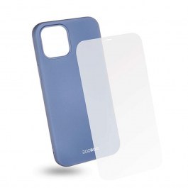 Case For iPhone 12 Pro Max & Protection Glass (Set 2Pcs) IP12PMTPUGREYGL Grey Puro GREEN