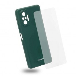 Θήκη Για Xiaomi Redmi Note 10S & Γυαλί Προστασίας (Σετ 2Τμχ) XNOT10PDTPUGRNGL Pine Green Egoboo PINE