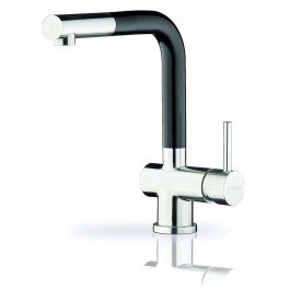Kitchen Faucet Capriccio 090917601 Black-Silver Pyramis BLACK-SILVER