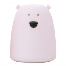 Φωτάκι Νυκτός Μικρή Αρκούδα 52-0005 Φ9cm 10cm Pink Rabbit & Friends PINK