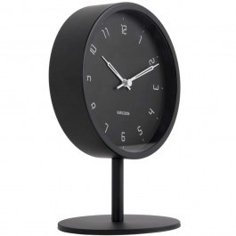 Ρολόι Επιτραπέζιο Stark KA5951BK Φ15x22,5cm Black Karlsson BLACK