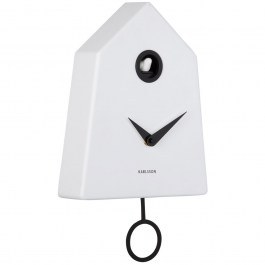 Ρολόι Τοίχου Grafico Cuckoo KA6122WH 21,5x7,4x35,5cm White Karlsson WHITE