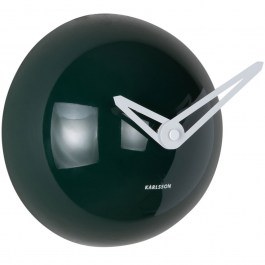 Wall Clock Cool Retro Cap KA6119GR D15x8,8cm Retro Green Karlsson GREEN