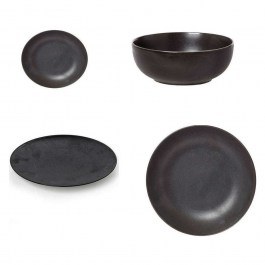 Tableware Dishes (Set 20Pcs) 47.600.40 Black Matte Cryspo Trio BLACK