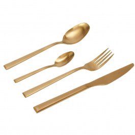 Μαχαιροπίρουνα Durable (Σετ 24Τμχ) 45.562.03 Gold Cryspo Trio GOLD