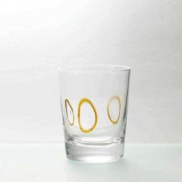 Ποτήρι Ουίσκι Circles 52.100.52 Amber Cryspo Trio AMBER