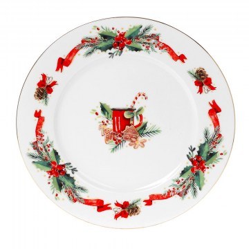 Πιάτο Ρηχό Christmas Magic 06.240.01 Φ27cm Multi Cryspo Trio