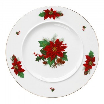 Πιάτο Ρηχό Poinsettia 06.241.01 Φ27cm Multi Cryspo Trio
