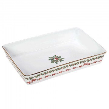Πυρίμαχο Σκεύος Ορθογώνιο Noel 41cm Multi Cryspo Trio