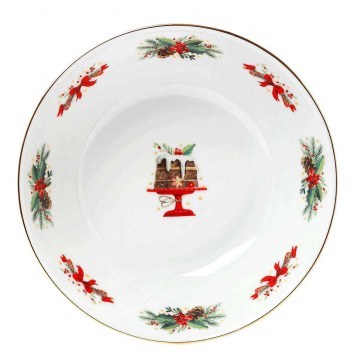 Σαλατιέρα Christmas Magic 06.240.11 Φ23cm Multi Cryspo Trio