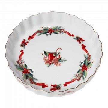 Φόρμα Τάρτας Πυρίμαχη Christmas Magic 06.240.84 31cm Multi Cryspo Trio