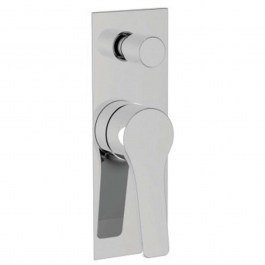 Μίκτης Μπαταρίας Ντους 2 Εξόδων Andare WNX248A73C Chrome Karag CHROME