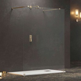 Πάνελ Ντουζιέρας Σταθερό Walkin 3 WAL3O118 Clear-Gold Karag CLEAR-GOLD