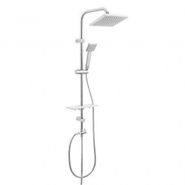 Στήλη Ντους Mε Tηλέφωνο Squerto NP24 98,5cm Inox Ferro INOX