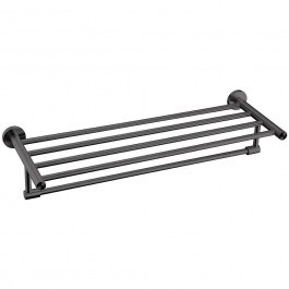 Towel Hanger Artemis A0150345 59,7x20,5x12,6cm Gun Metal Karag METAL